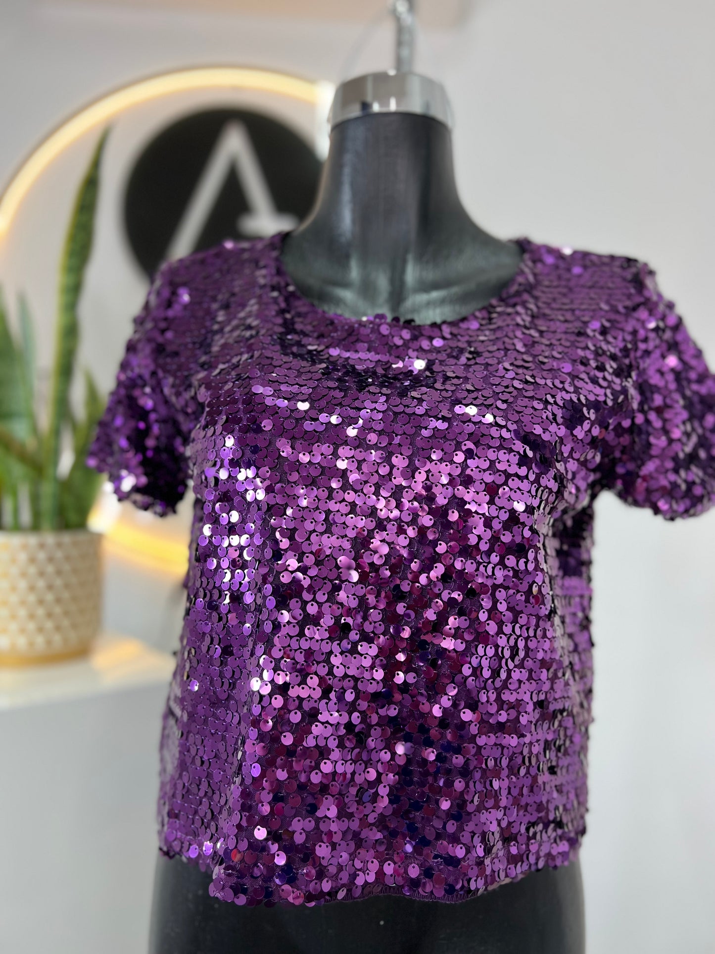Blusa lentejuelas
