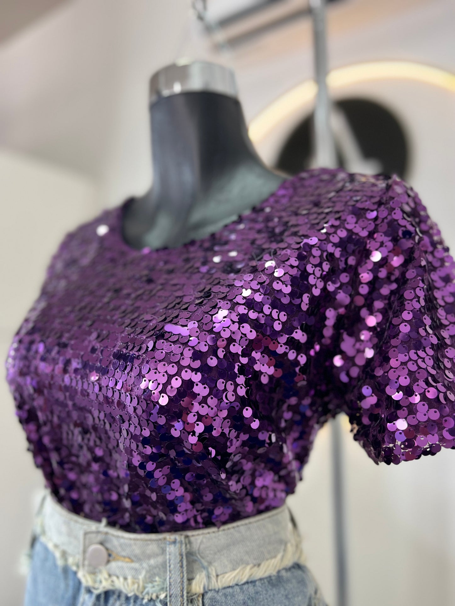 Blusa lentejuelas