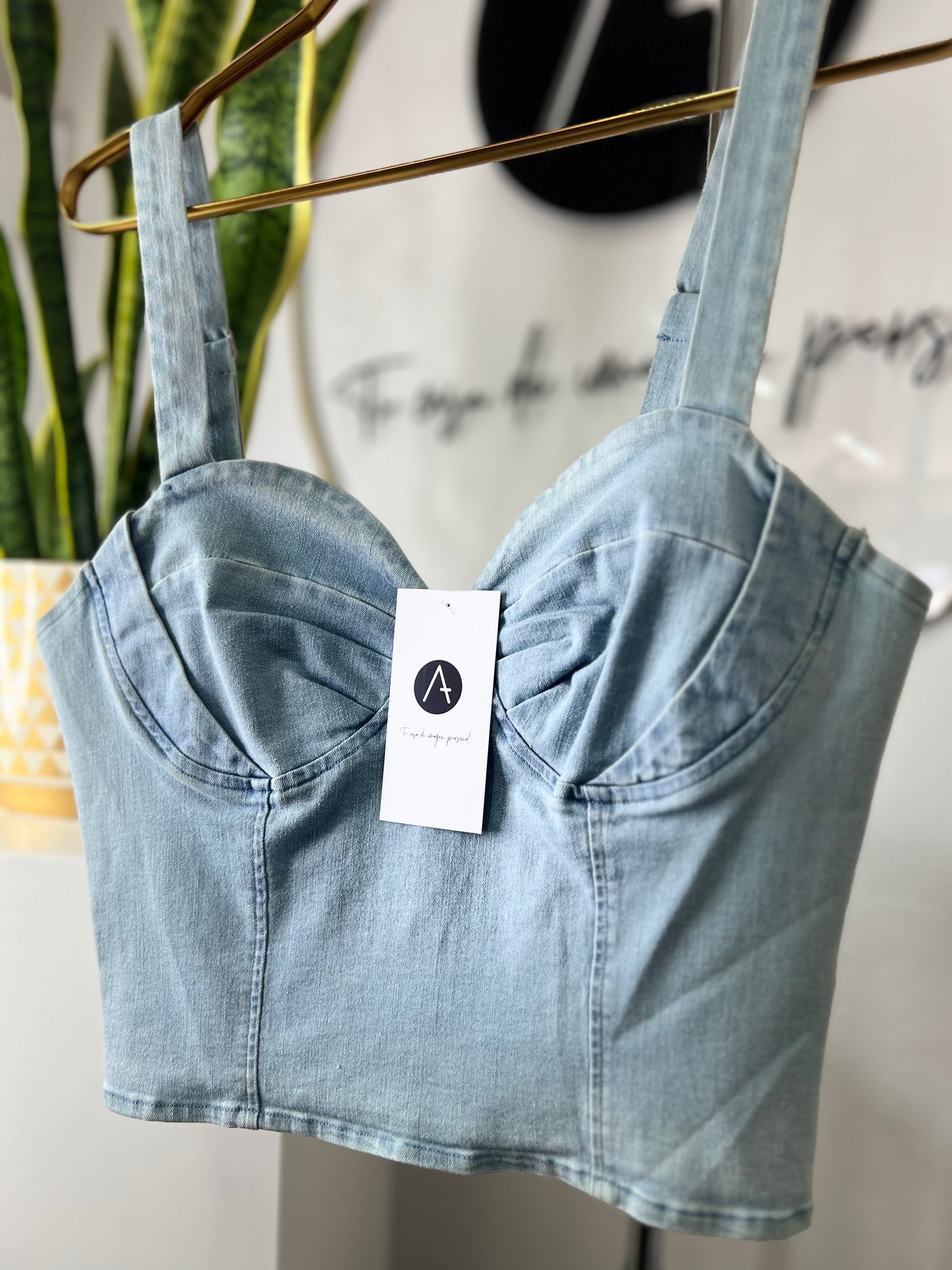 Corset denim