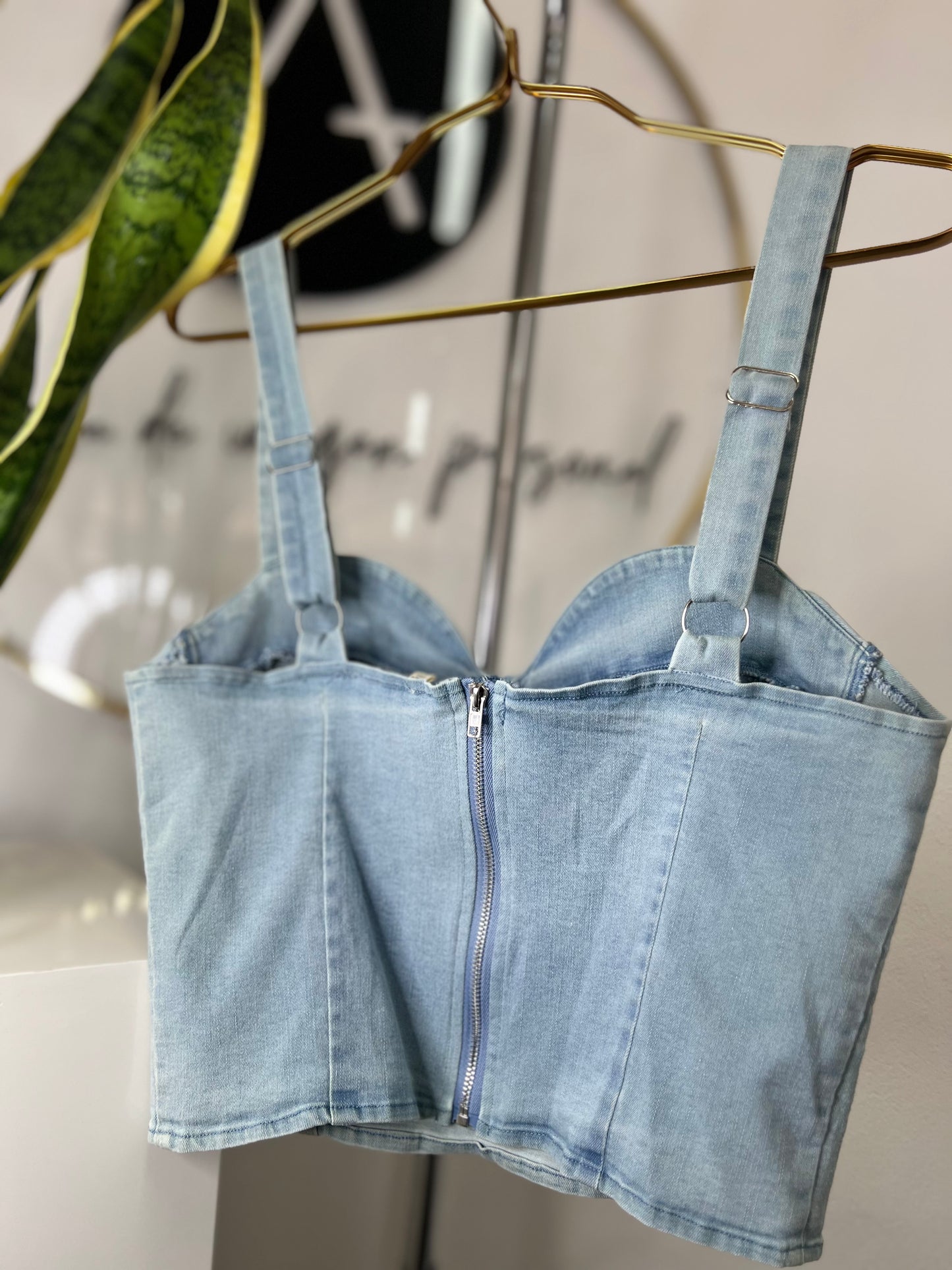 Corset denim