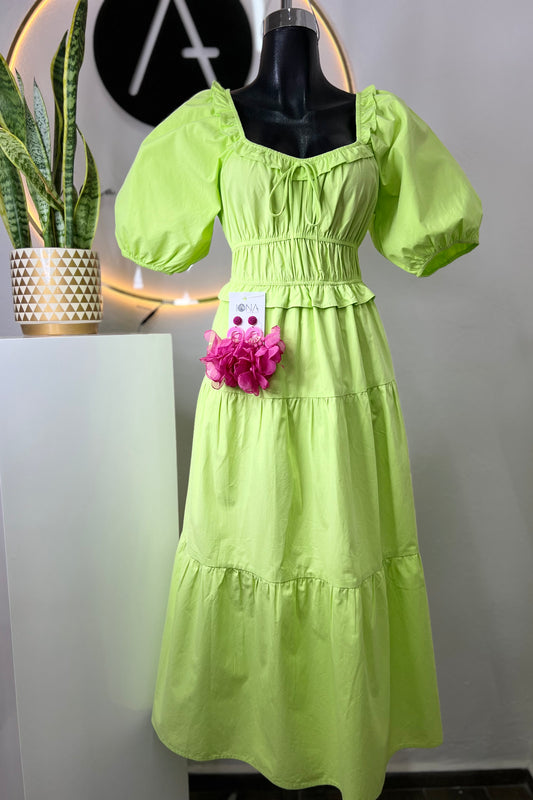 Vestido verde Limón