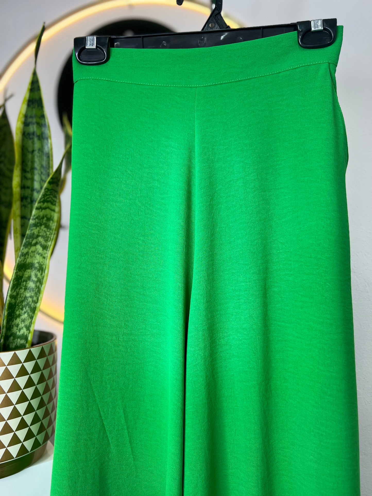 Pantalón ancho verde